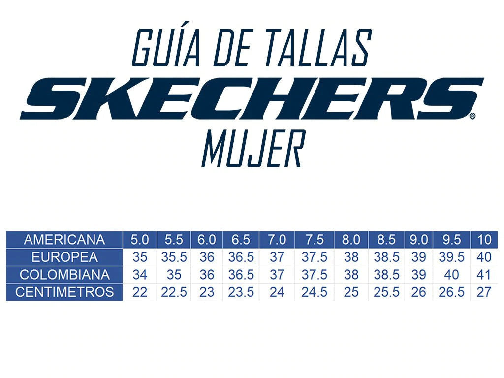 SKECHERS MUJER C14P9386BKLV