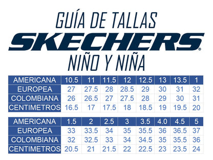 SKECHERS NIÑO C40P2219LBLMT