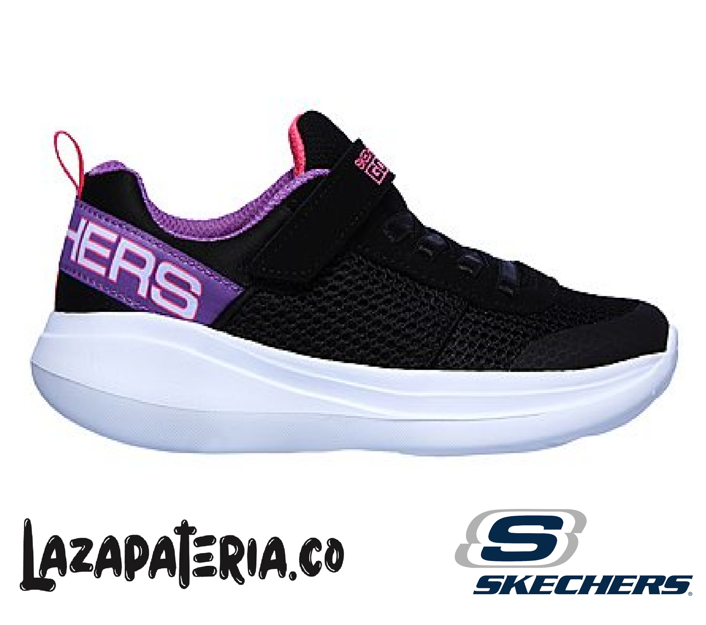 SKECHERS NIÑA C85P401LBKPR