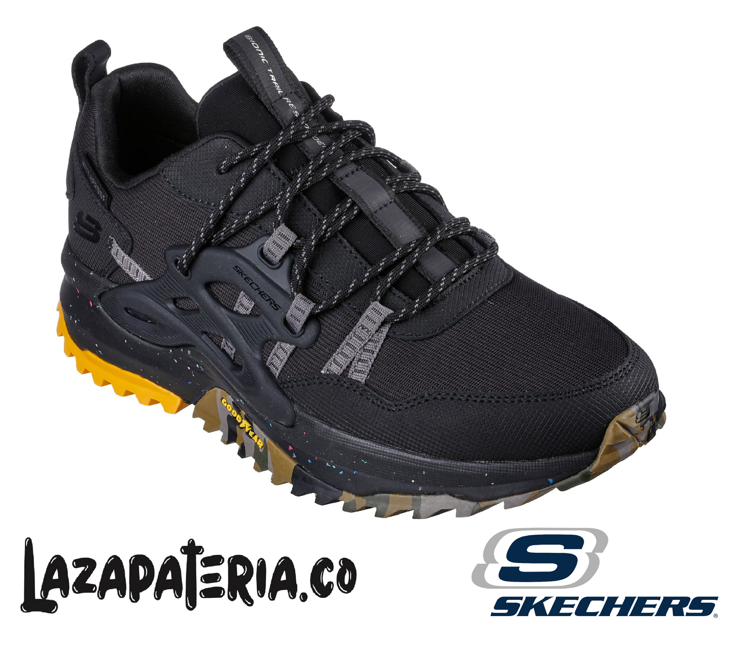 SKECHERS HOMBRE C23P7220BKYL