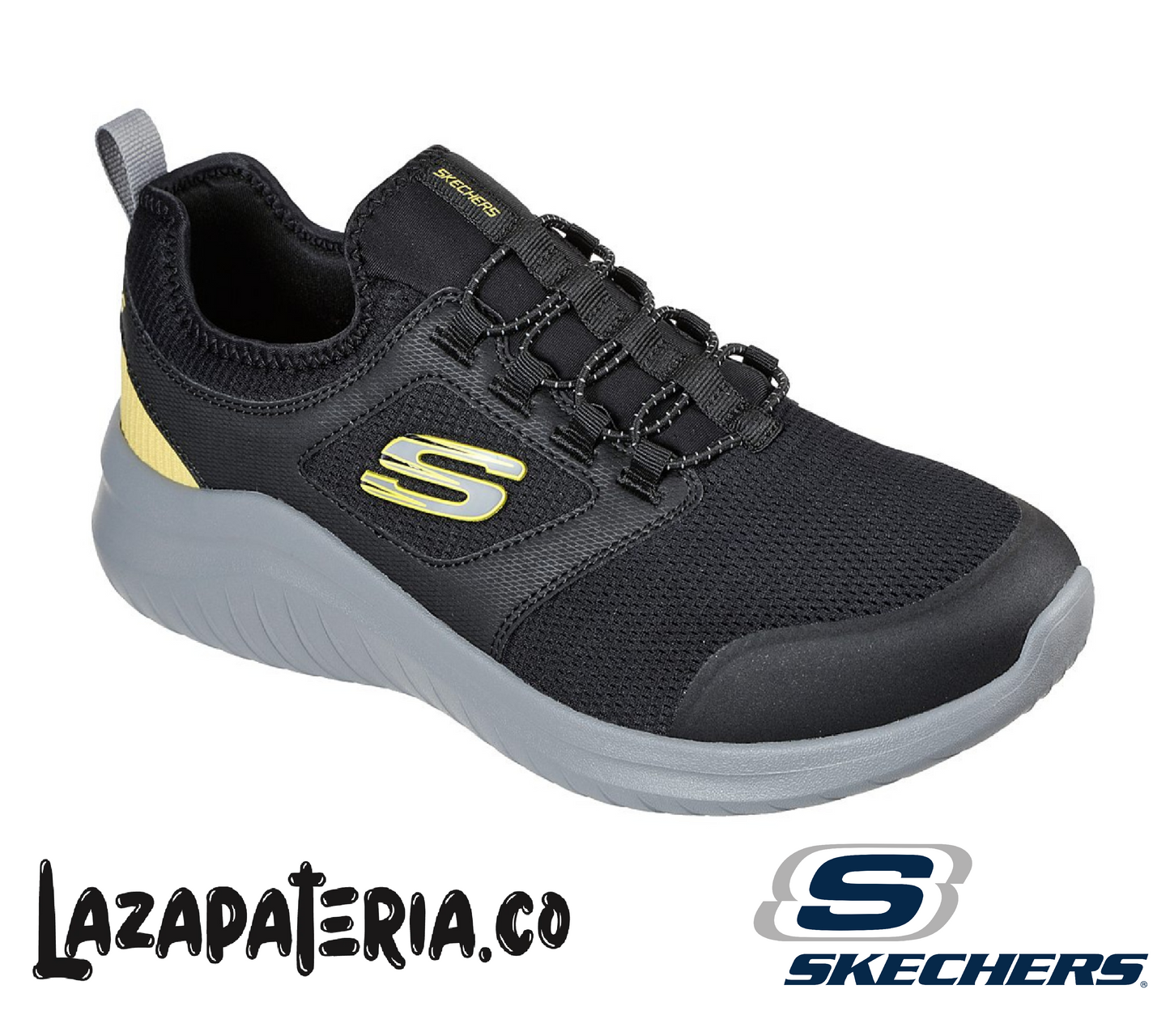 SKECHERS HOMBRE C23P2208BKYL