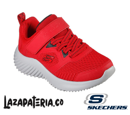 SKECHERS NIÑO C40P3736LRDBK